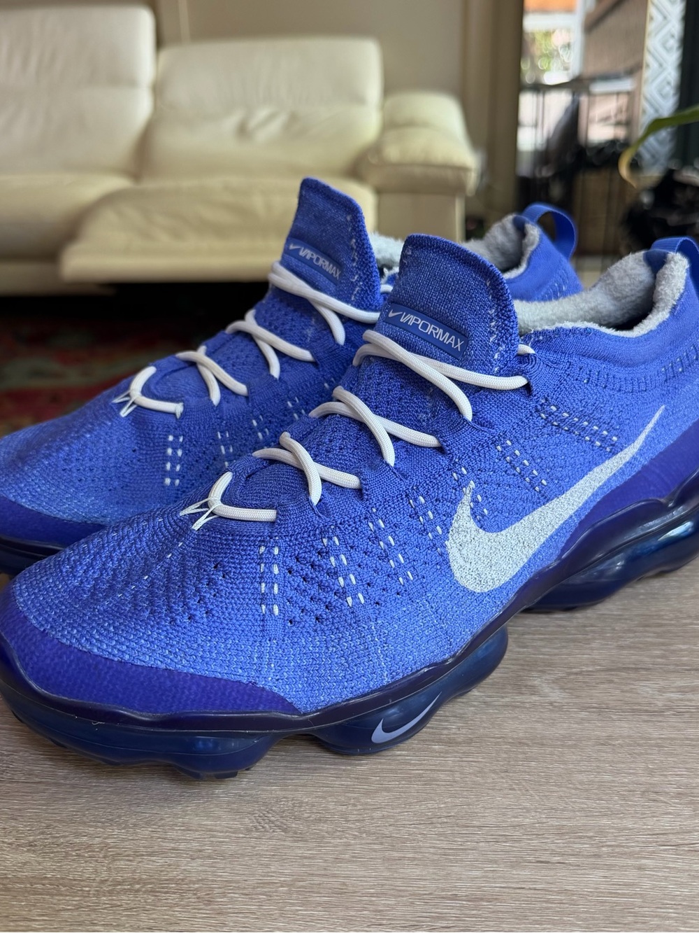 Nike Air VaporMax 2023 Flyknit Light Ultramarine DV1678-500 Men’s 11.5 EUC
